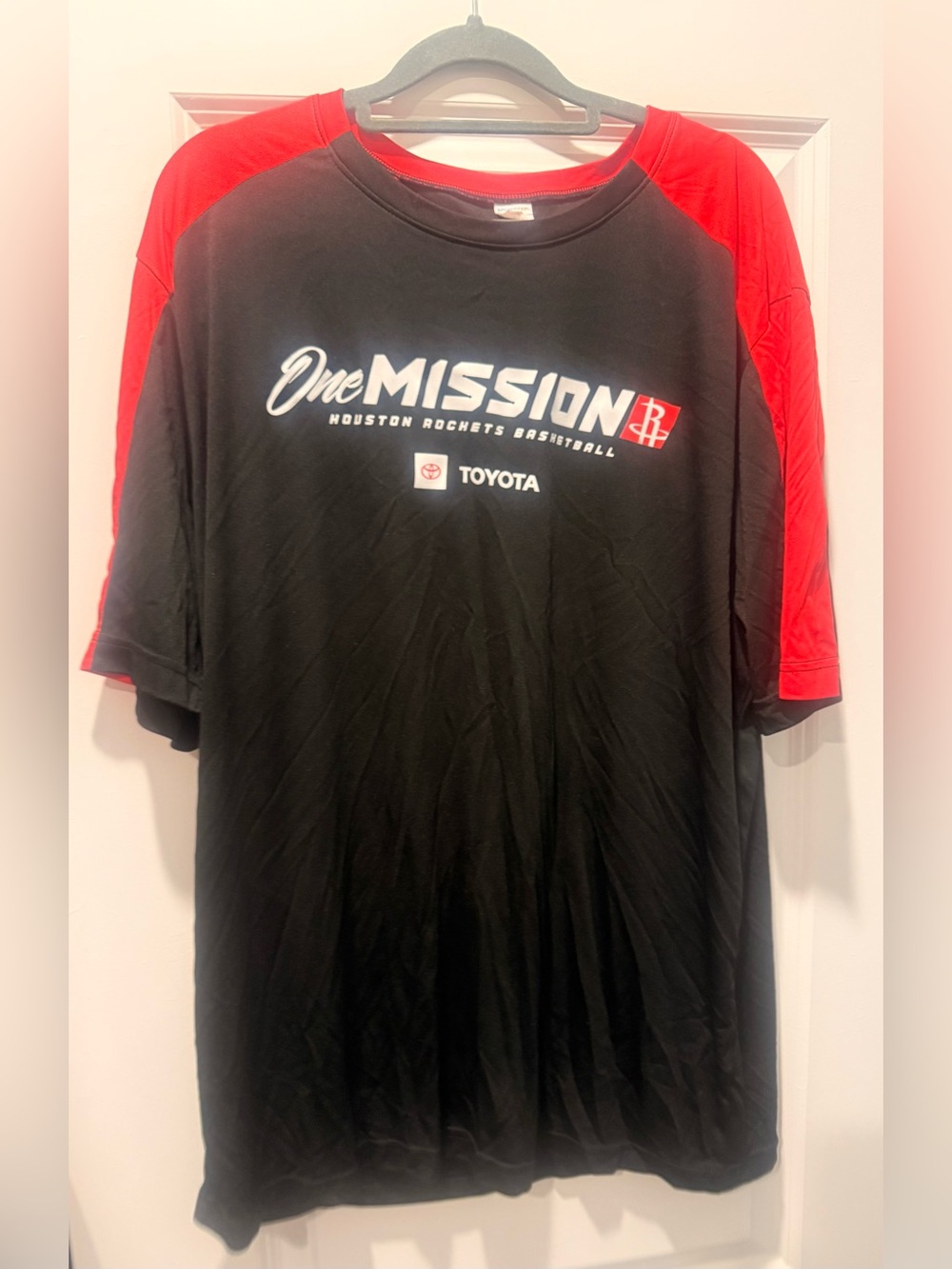 Houston Rockets Sport-Tek Raglan 'One Mission' Basketball + Toyota Tee